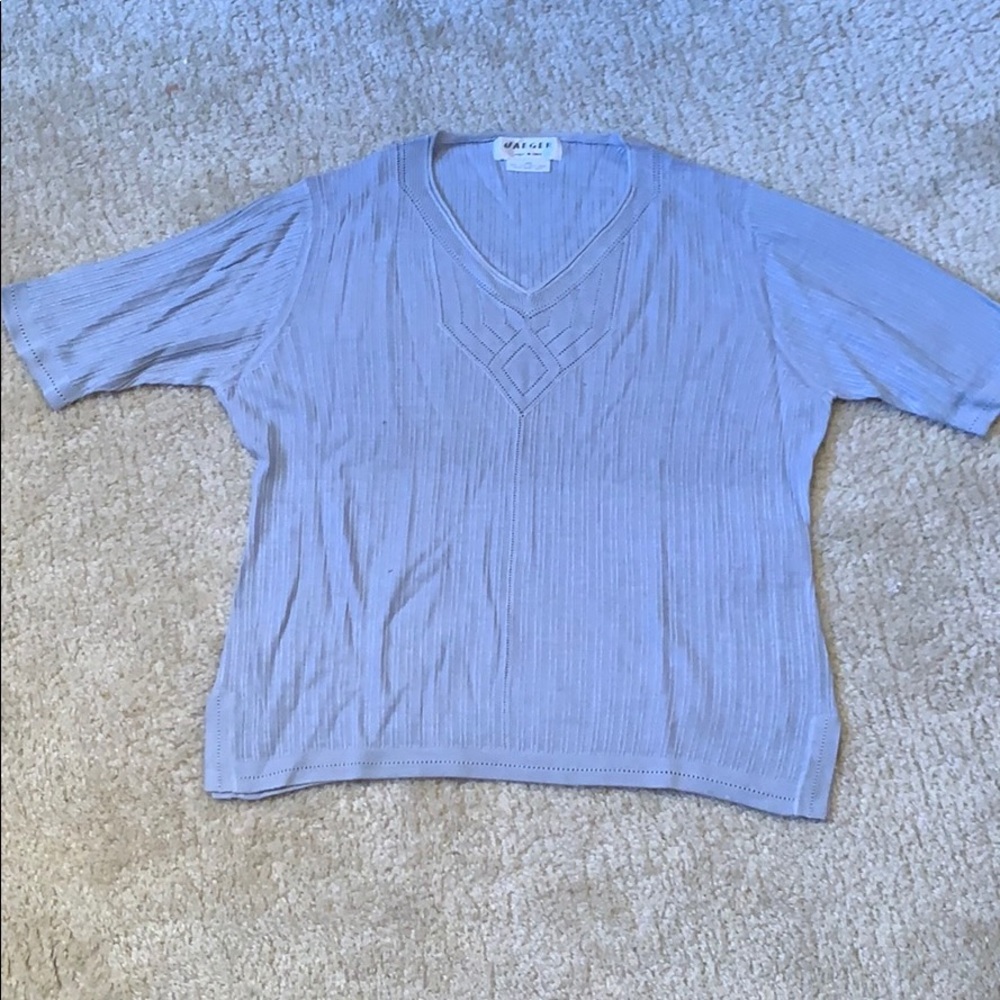 Powder blue sweater top